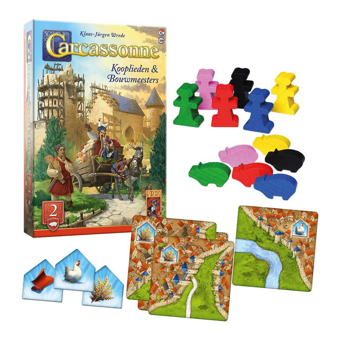 999Games - 999Games 999 games carcassonne kooplieden & bouwmeesters uitbreiding