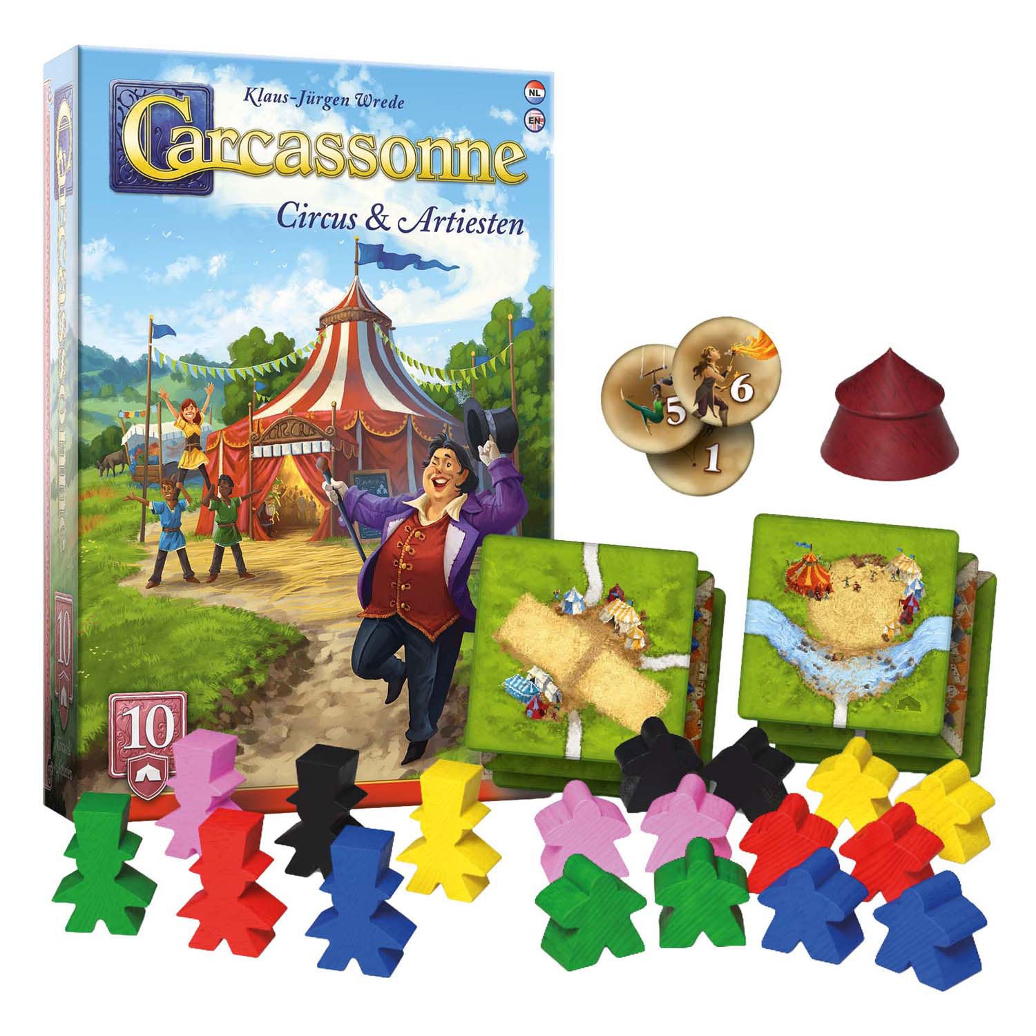 999Games - 999Games 999 games carcassonne circus & artiesten uitbreiding