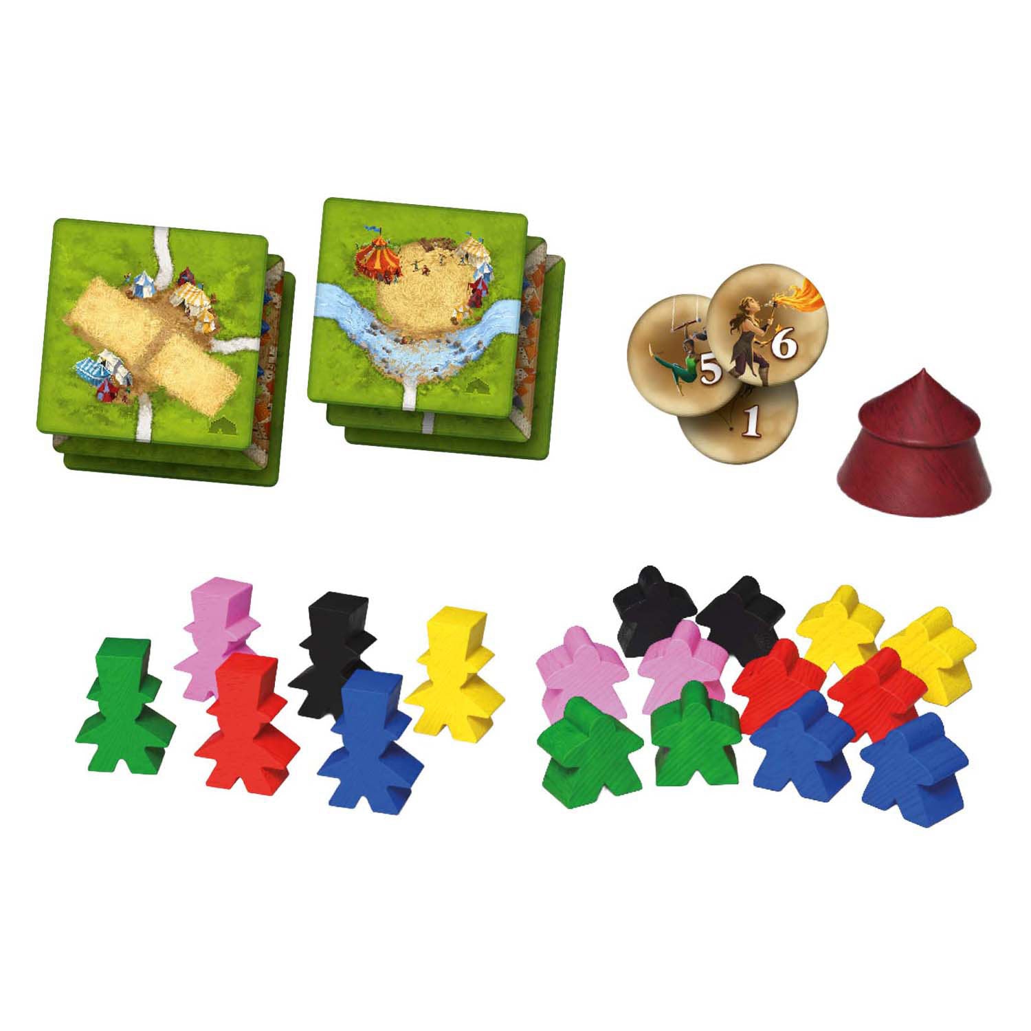 999Games - 999Games 999 games carcassonne circus & artiesten uitbreiding
