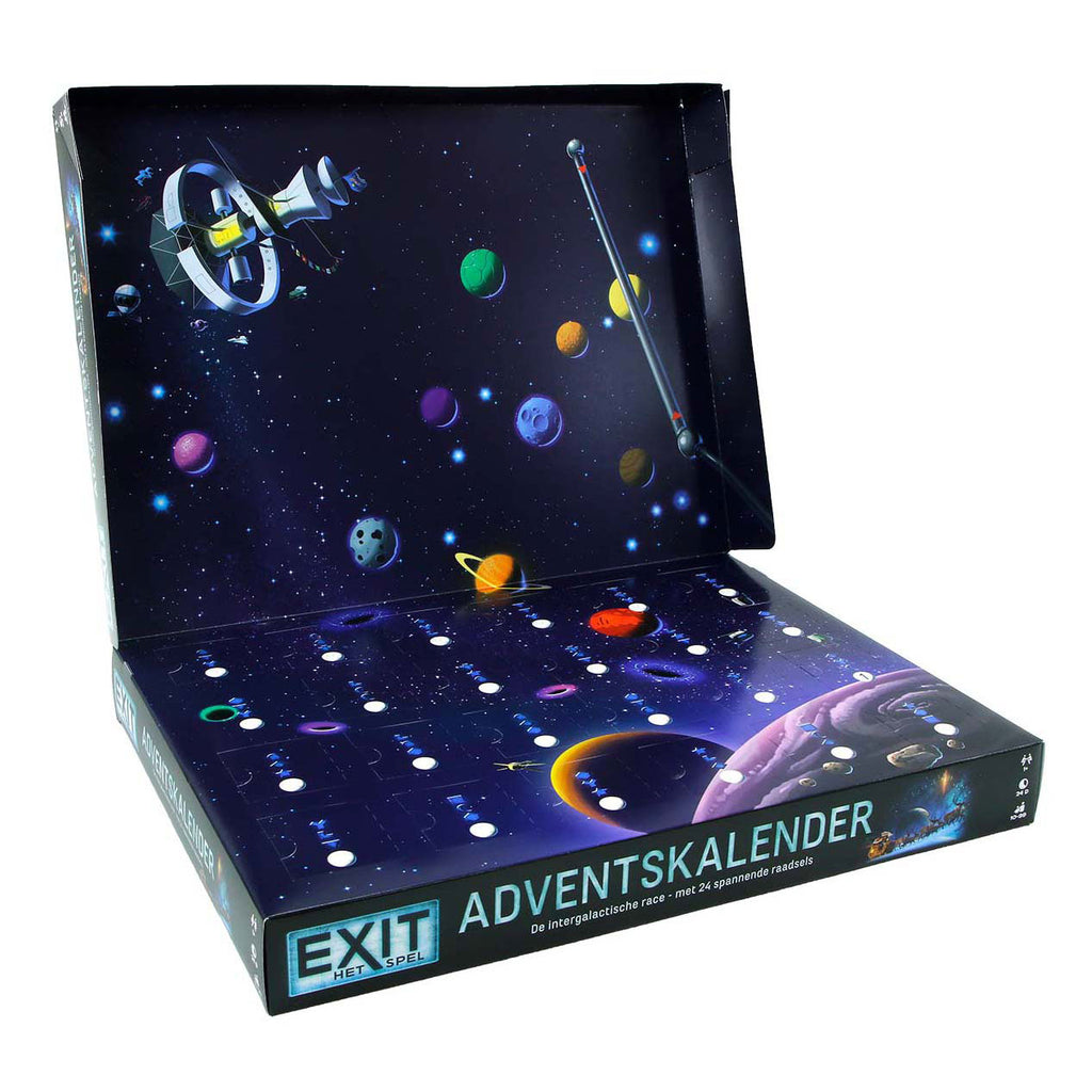 999games 999 games exit adventskalender: de intergalactische race bordspel (nederlands, 1 speler, 24 dagen, vanaf 10 jaar)
