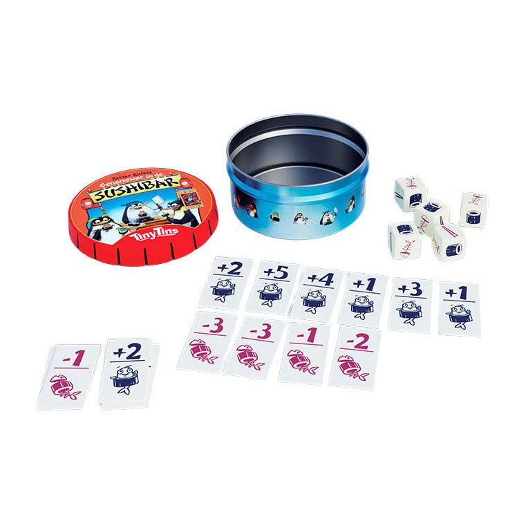 999Games - 999Games 999 games tiny tins geharrewar in de sushibar - dobbelspel