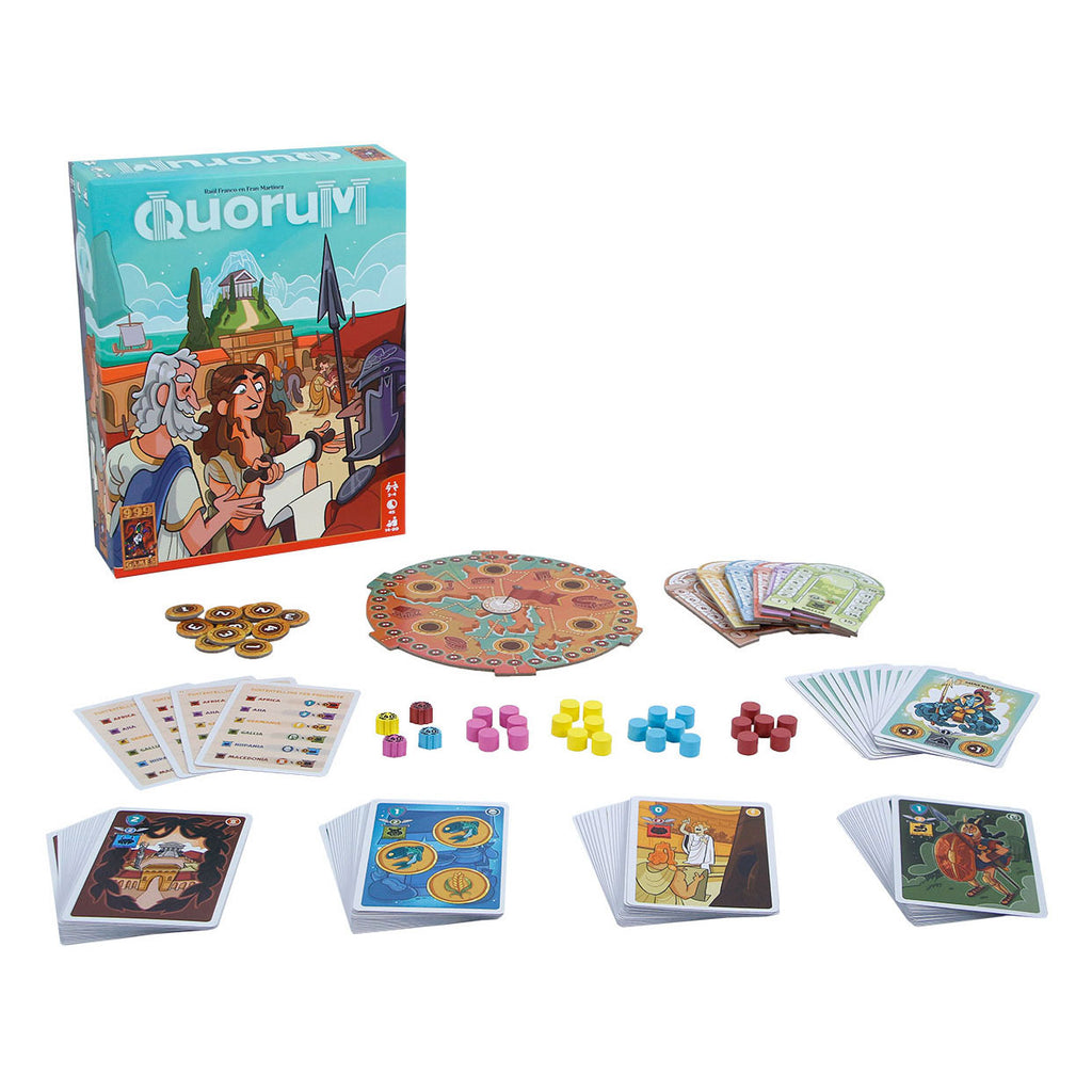 999games 999 games quorum bordspel (nederlands, 2 - 4 spelers, 45 minuten, vanaf 14 jaar)