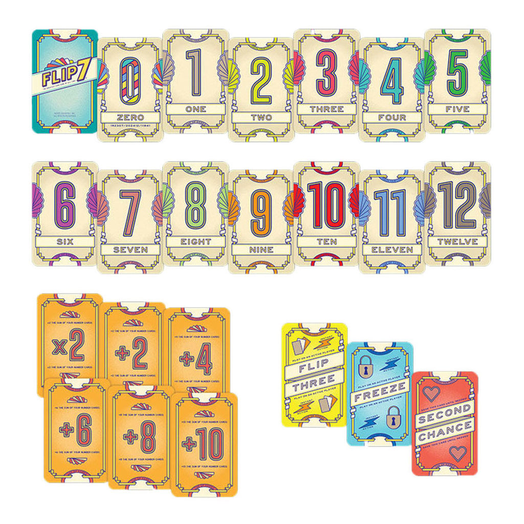 999Games - 999Games 999 games flip 7 compact engelstalige versie - kaartspel