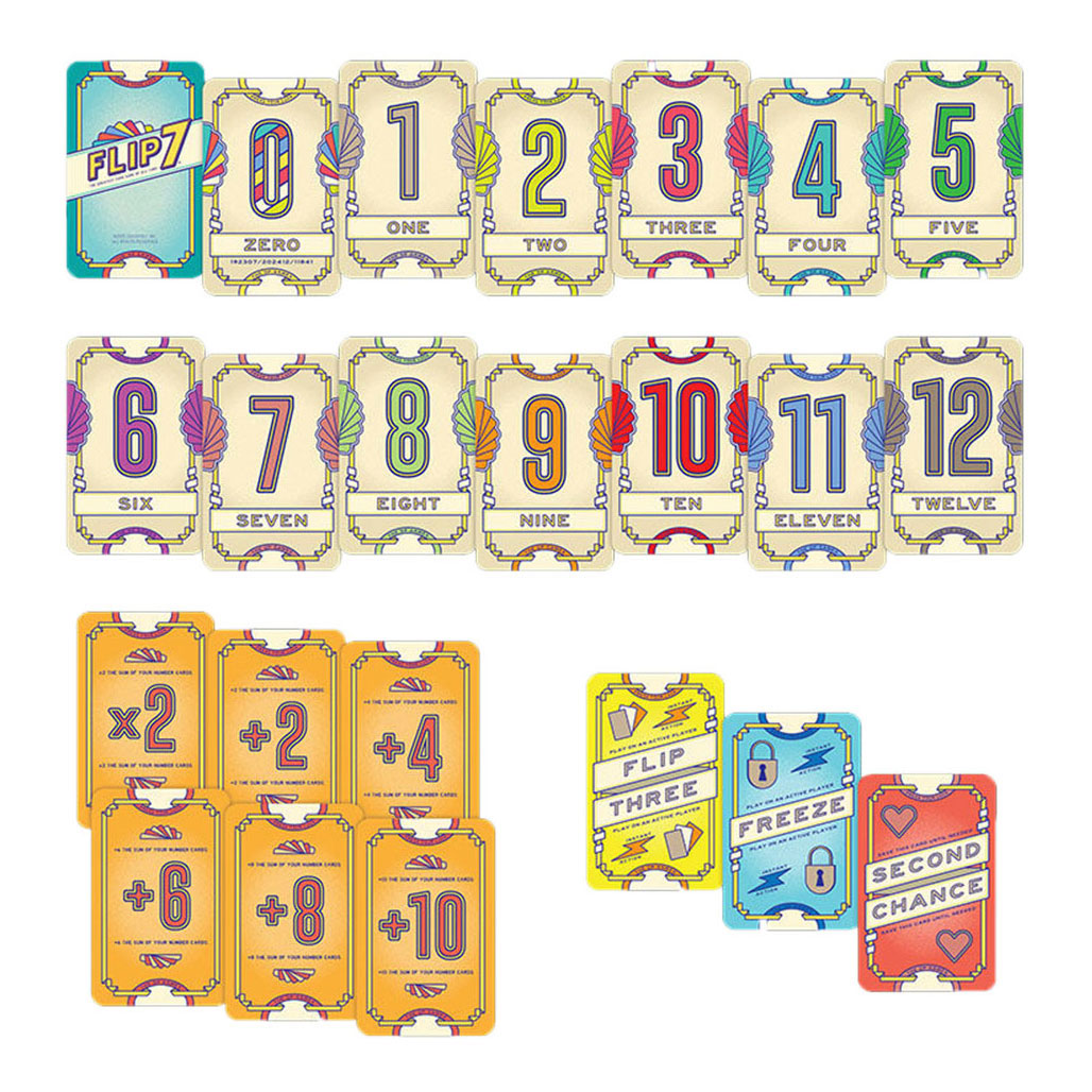 999Games - 999Games 999 games flip 7 compact engelstalige versie - kaartspel