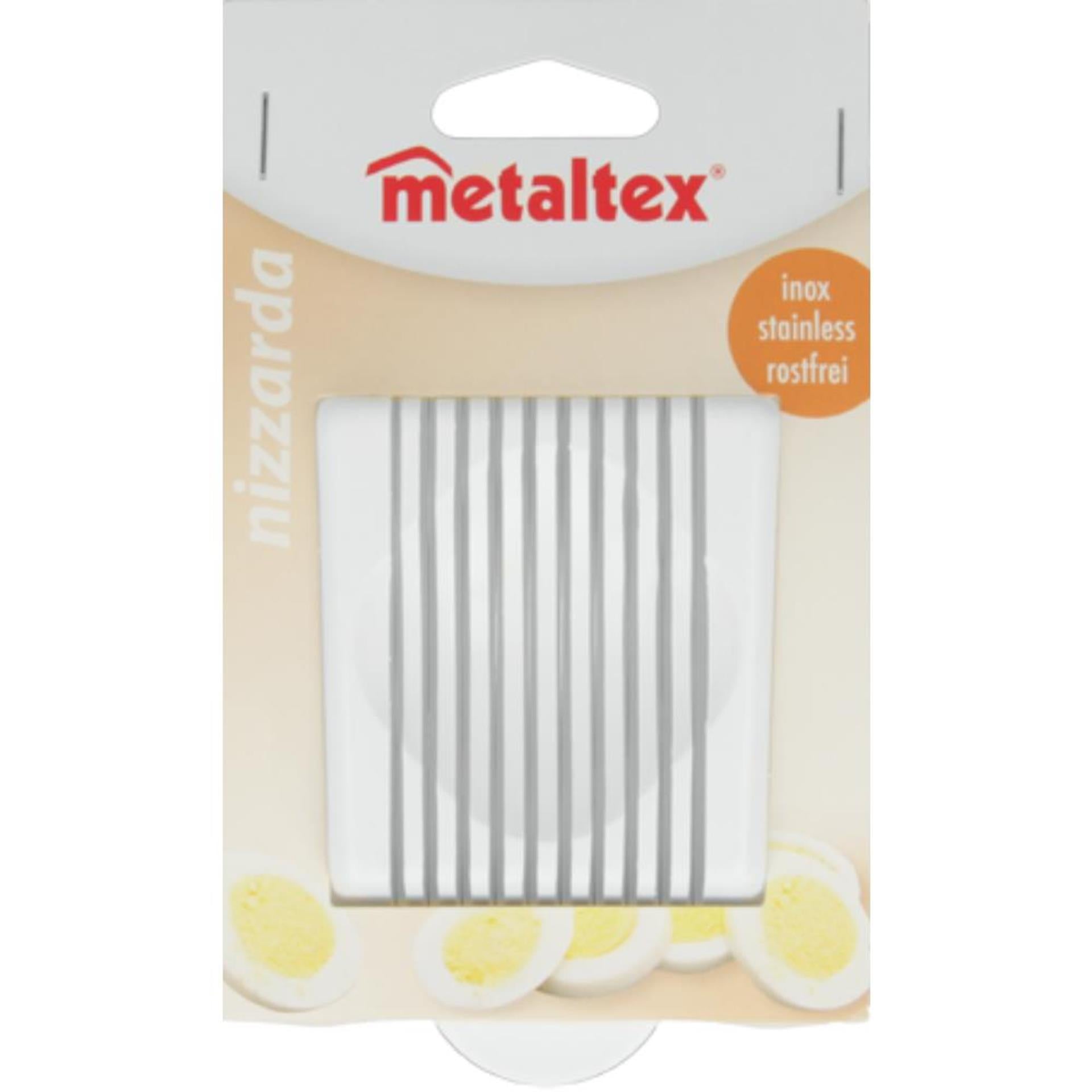 Metaltex - Metaltex inox eiersnijder wit