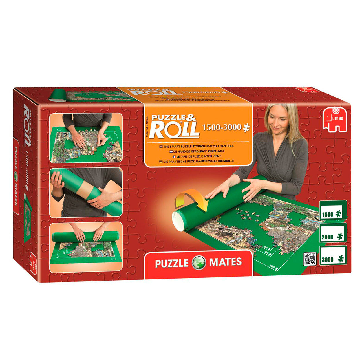 Jumbo - puzzel mates puzzel & rolmat 1500 - 3000st.