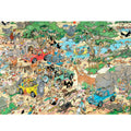 Jumbo jan van haasteren legpuzzel - 2in1 safari storm, 1000st.