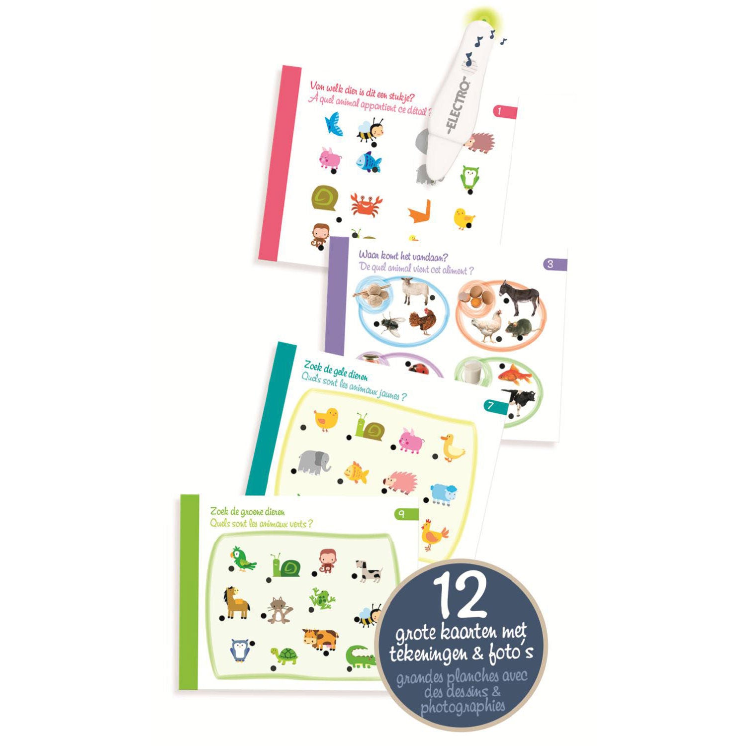 Jumbo electro wonderpen ontdek de dieren educatief spel