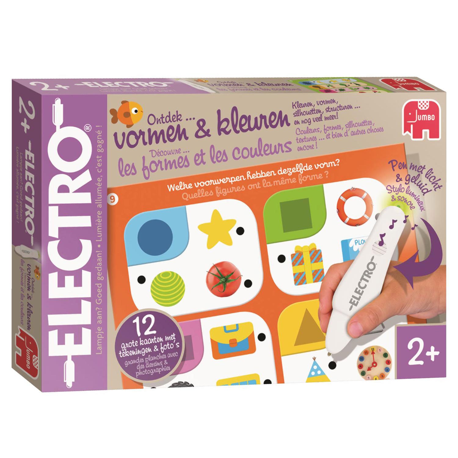 Electro jumbo wonderpen vormen kleuren educatief spel