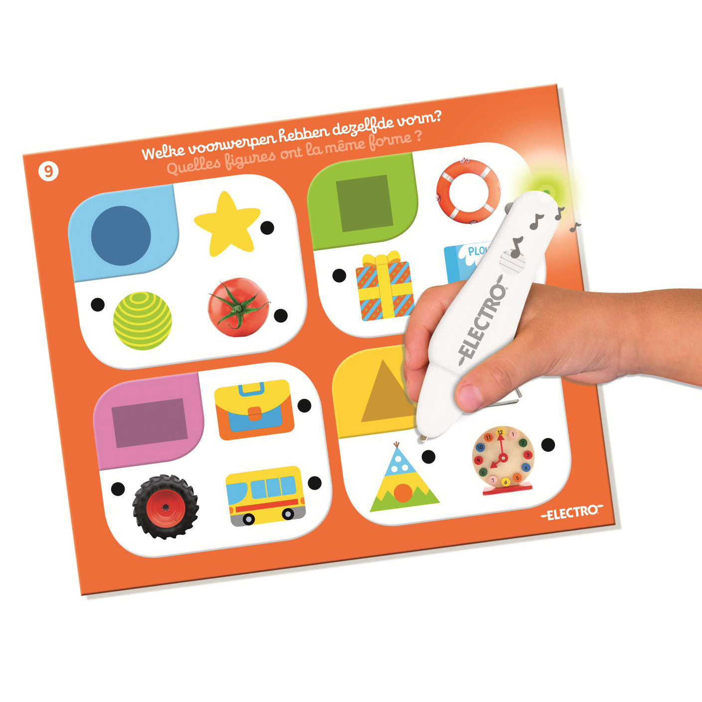 Electro jumbo wonderpen vormen kleuren educatief spel