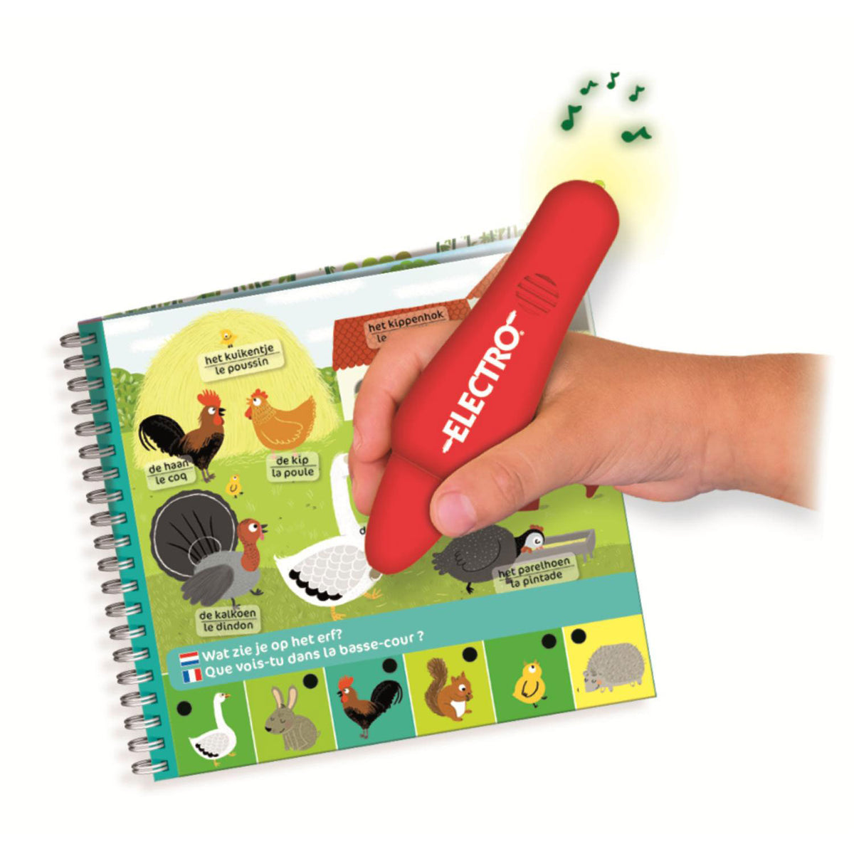 Jumbo electro wonderpen mini boerderij educatief spel
