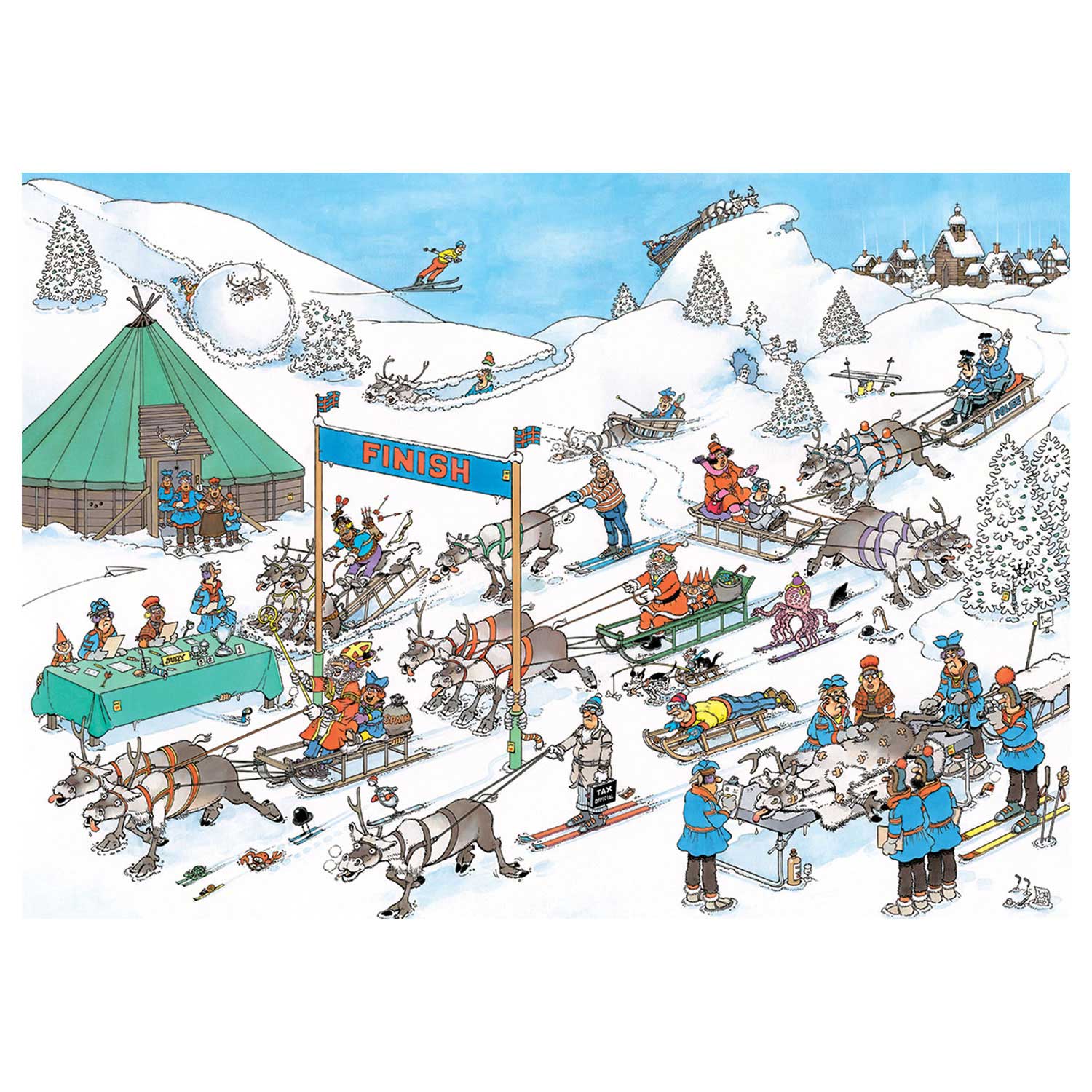 Jan van Haasteren Legpuzzel Rendier Race, 500st.