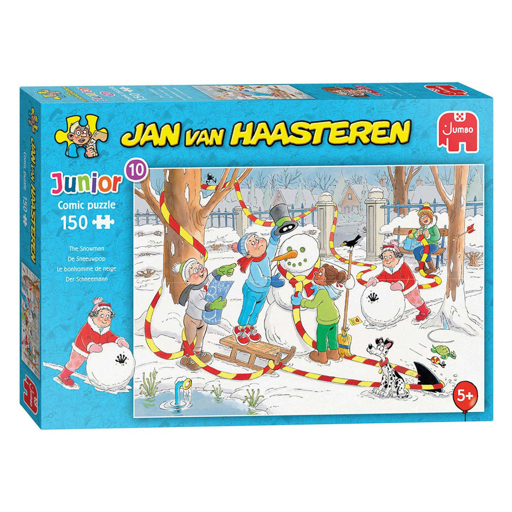 Jan van haasteren legpuzzel junior - snowman, 150st.