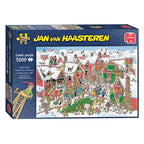 Jan van haasteren legpuzzel - santa's village, 5000st.