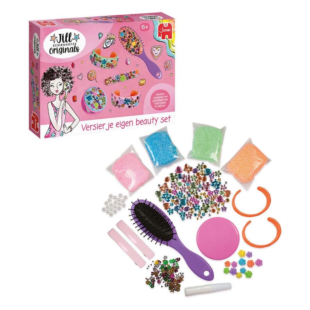 Jumbo - jill schirnhofer - versier je eigen beauty set - knutselset - knutselpakket 6 jaar