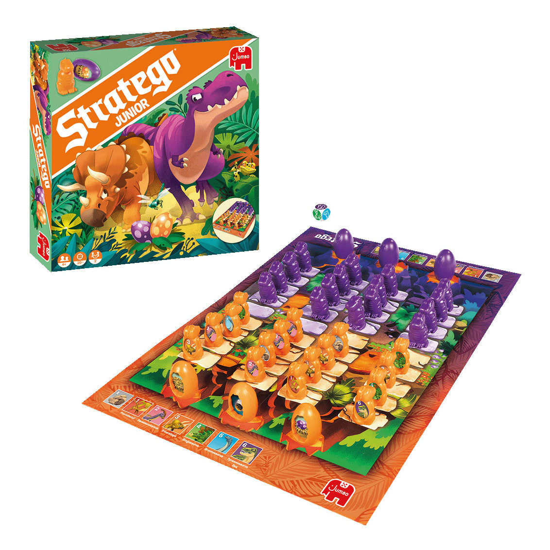 Stratego junior dino's bordspel
