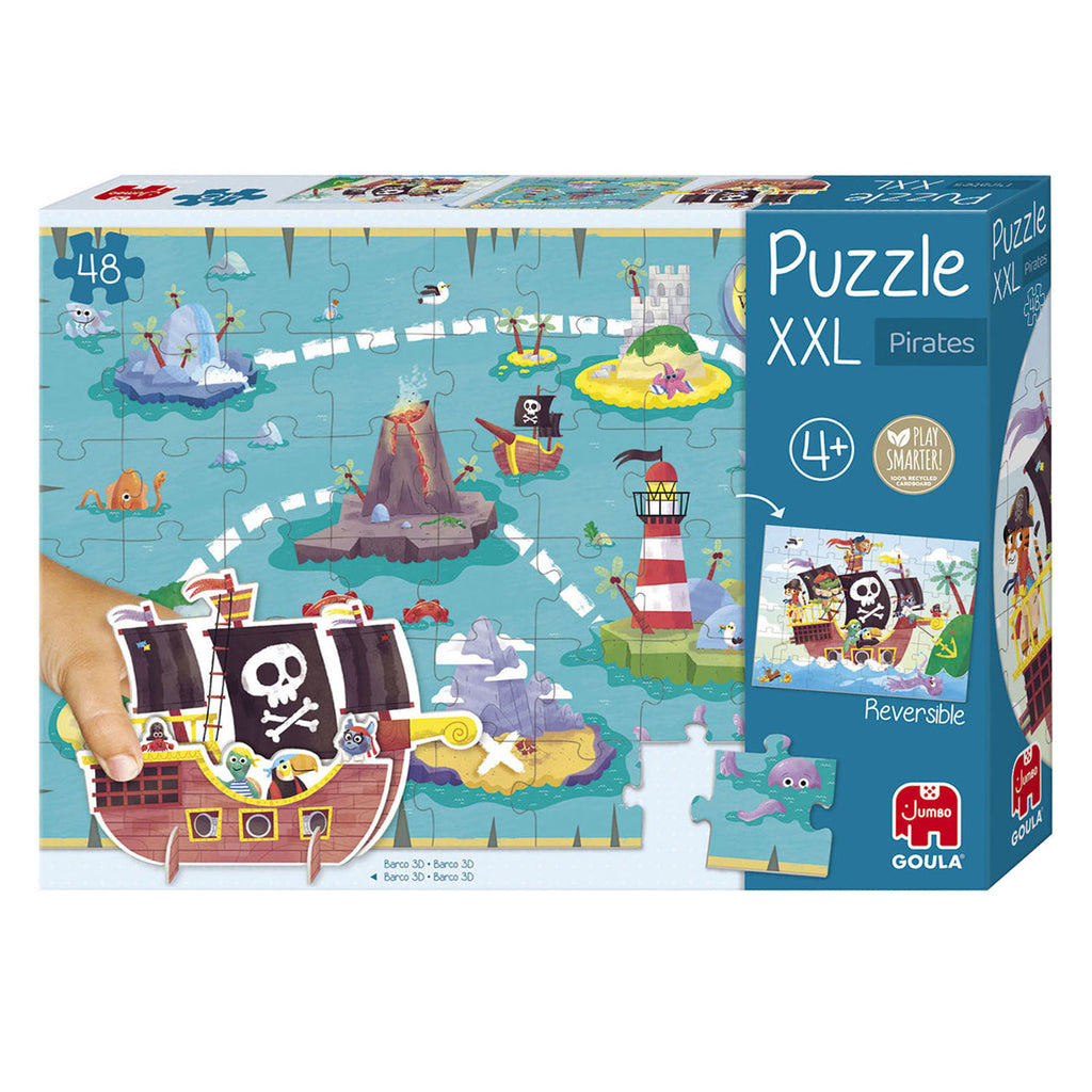 Jumbo - goula legpuzzel xxl piraten 48st.