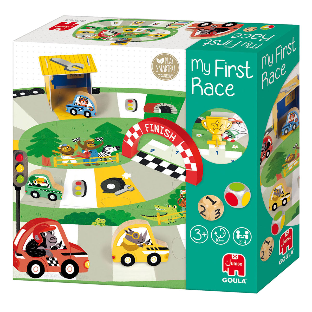 Goula jumbo - - mijn eerste race - bordspel kinderen vanaf 3 jaar