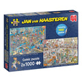 Jan van haasteren legpuzzel hoe je niet moet klussen, 2x1000st.