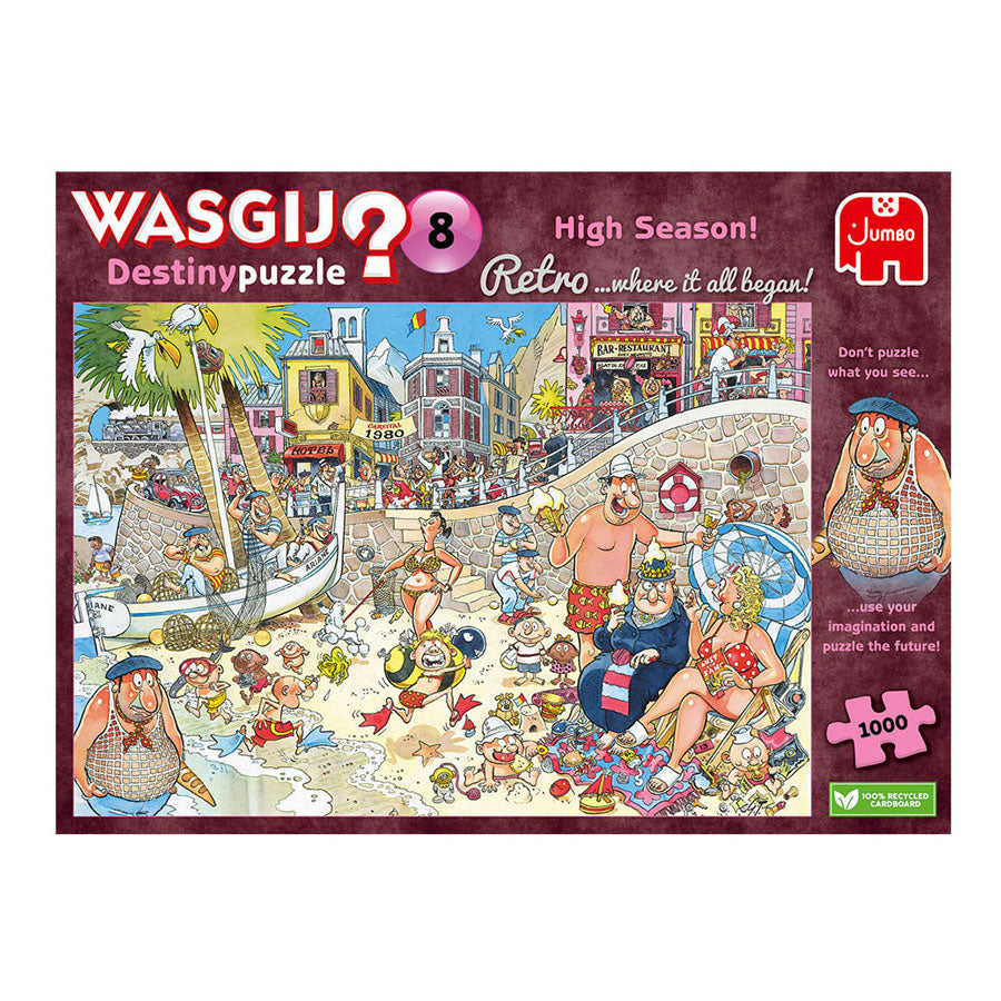 Jumbo wasgij puzzel retro destiny 8