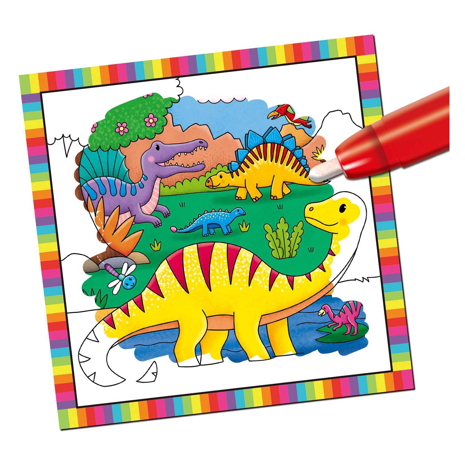 Galt jumbo - water magic - baby dino's - water kleurboek - kleurboek dreumes - vanaf 1 jaar