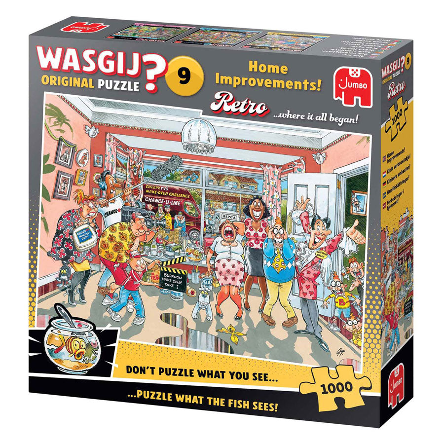 Jumbo wasgij retro original 9 legpuzzel - klein verbouwinkje, 1000st.