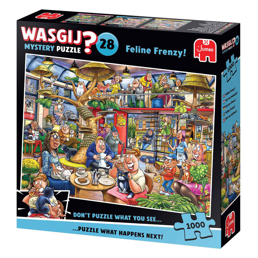 Jumbo - Wasgij mystery 28 - kat-en-muisspel! - 1000 stukjes puzzel - legpuzzel