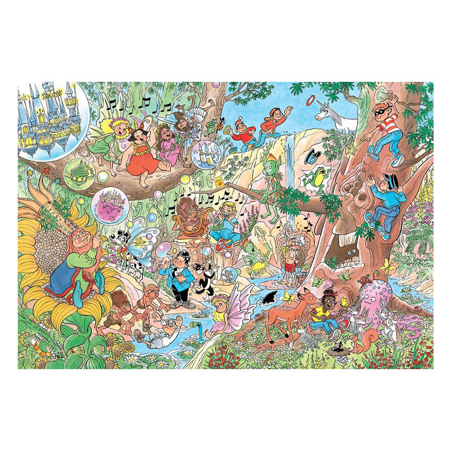 Jan Van Haasteren - Jan Van Haasteren legpuzzel junior efteling droomvlucht 360st.