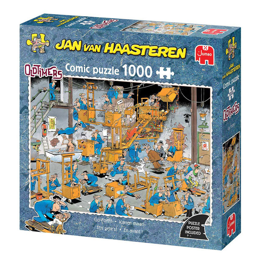 Jan Van Haasteren - Jan Van Haasteren legpuzzel - oldtimers - karren maar! - 1000st.