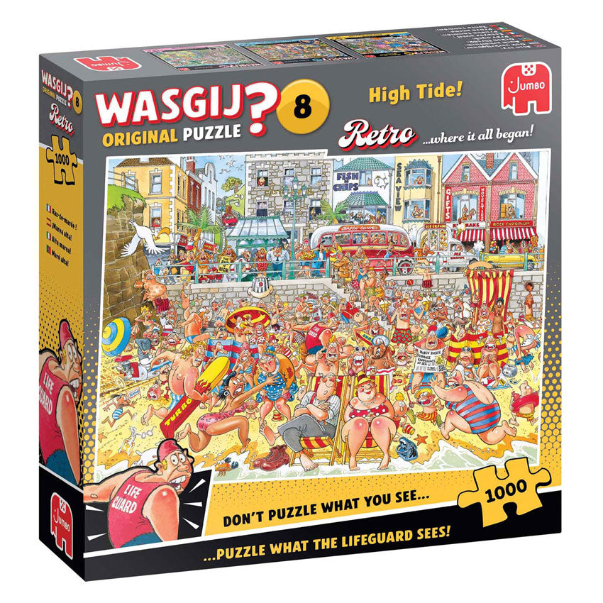 Jumbo wasgij retro original 8 legpuzzel - vloed!, 1000st.