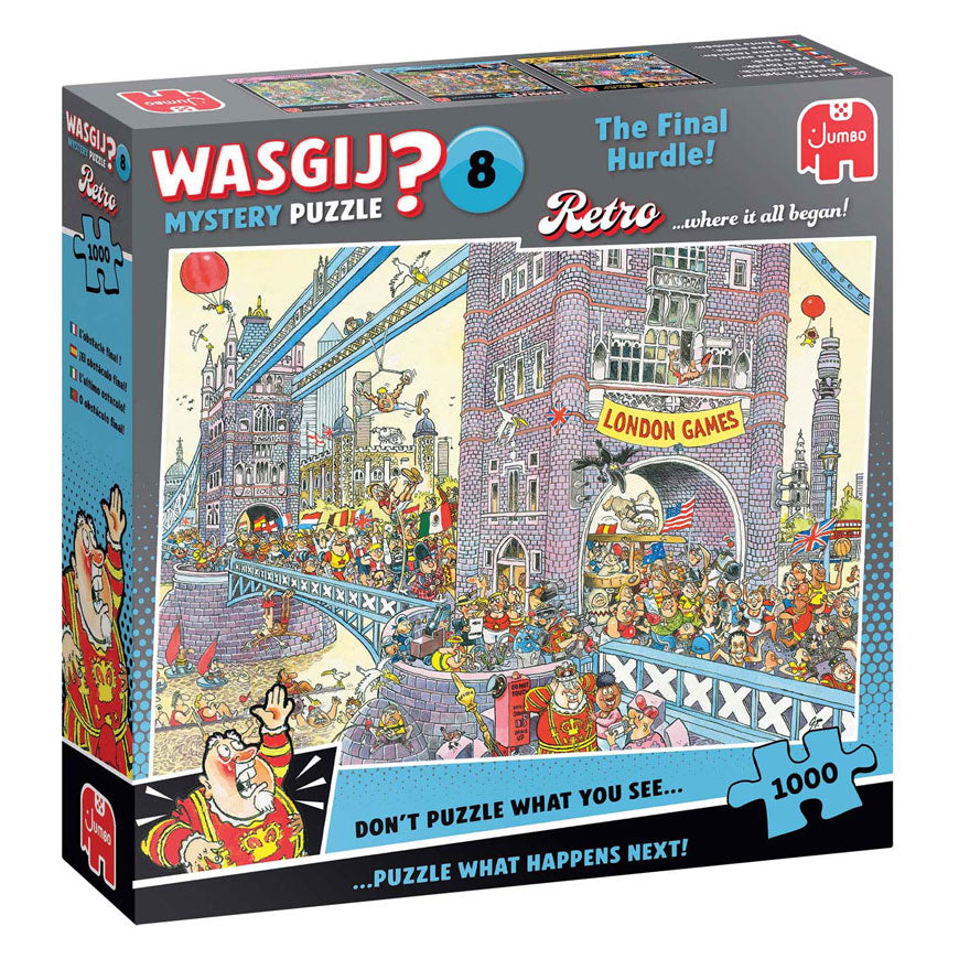 Jumbo wasgij retro mystery 8 legpuzzel - de laatste horde!, 1000st.