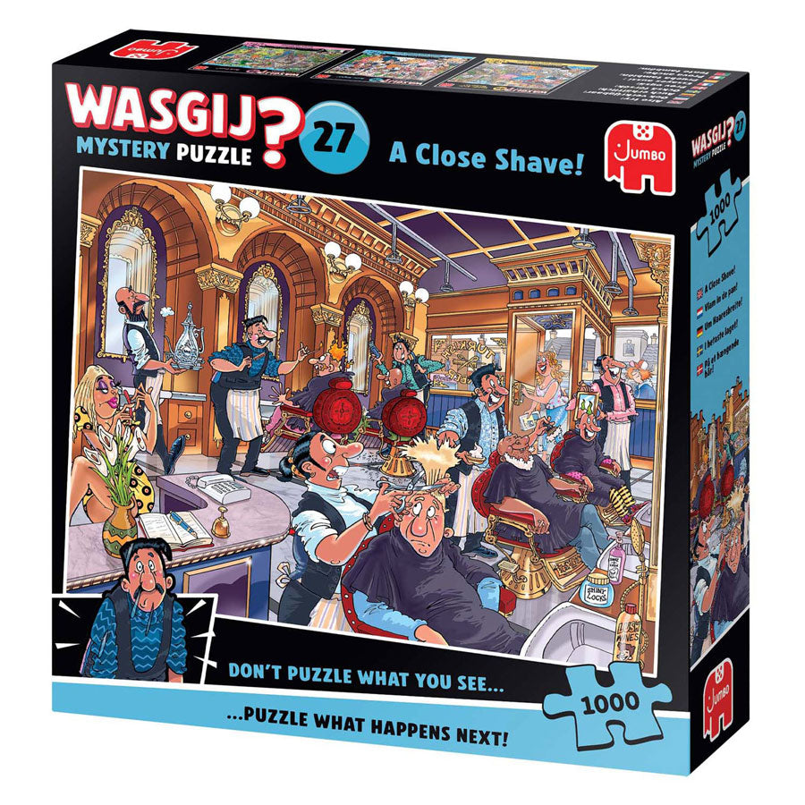 Jumbo - Wasgij mystery 27 legpuzzel - vlam in de pan! 1000st.