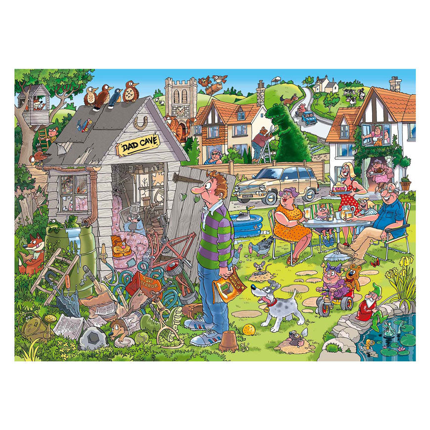 Jumbo wasgij destiny 28 legpuzzel - de mancave van pa, 1000st.
