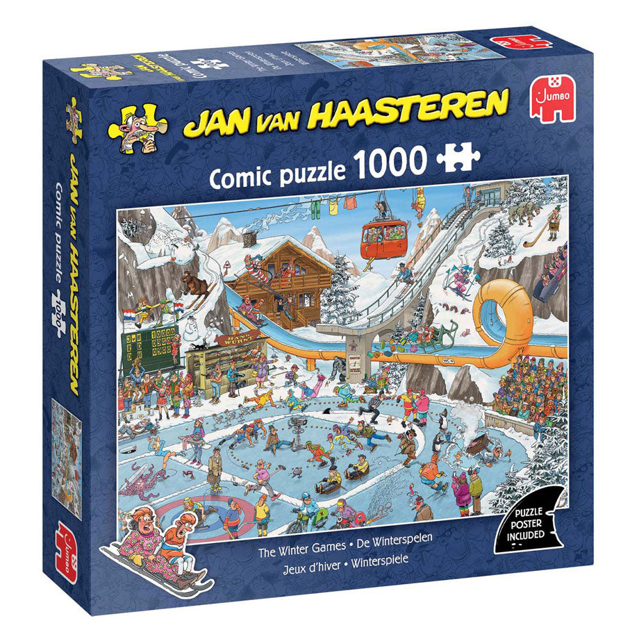Jumbo jan van haasteren legpuzzel - winterspelen, 1000st.