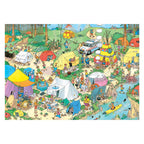 Jumbo jan van haasteren legpuzzel - kamperen in het bos, 1000st.