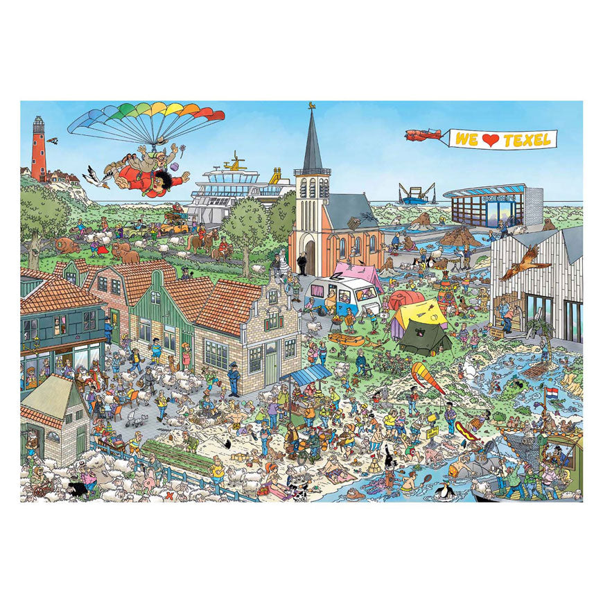 Jumbo jan van haasteren texel puzzel 1000pcs