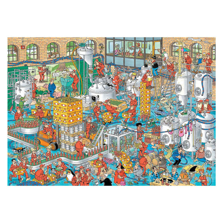 Jumbo jan van haasteren legpuzzel - de ambachtelijke brouwerij, 1000st.