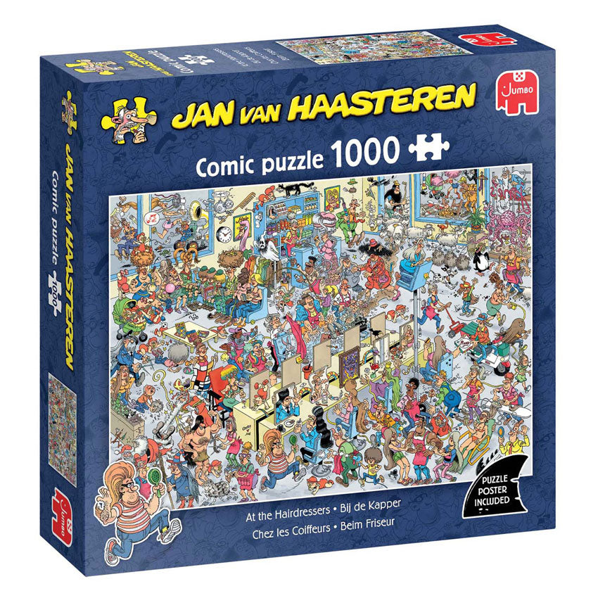 Jumbo - Jan van haasteren legpuzzel - bij de kapper 1000st.