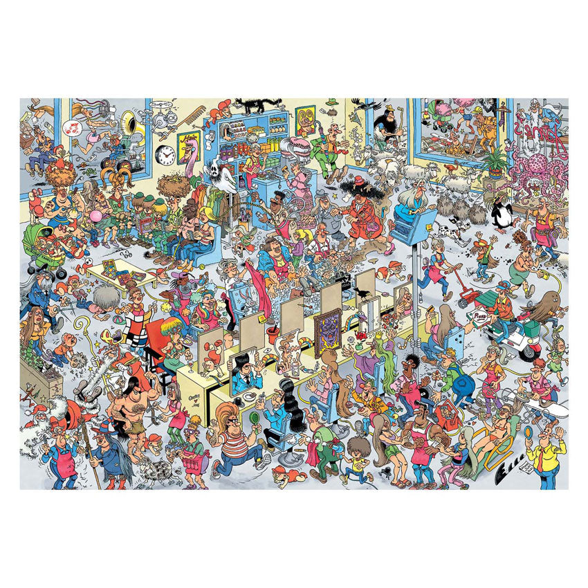 Jumbo - Jan van haasteren legpuzzel - bij de kapper 1000st.