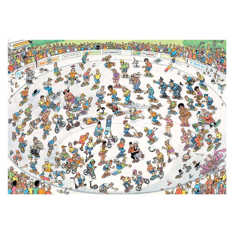 Jumbo - Jan van haasteren legpuzzel - skateboarden in de bowl - 1000st.