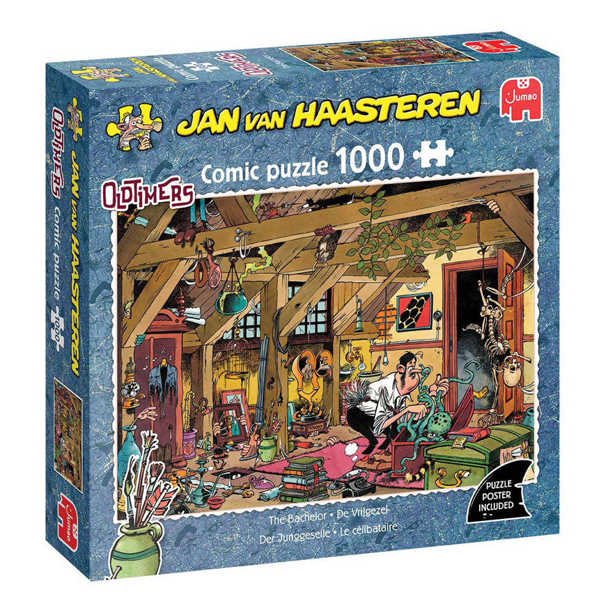 Jumbo - Jan van haasteren legpuzzel - oldtimers de vrijgezel 1000st.