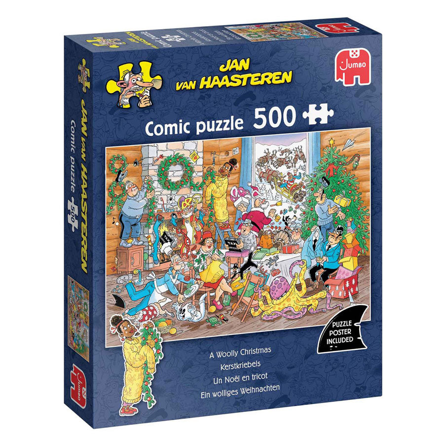 Jumbo jan van haasteren legpuzzel - kerstkriebels - 500st.