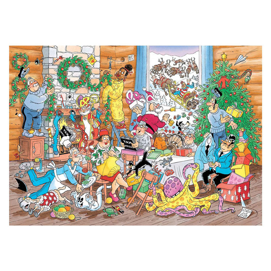 Jumbo puzzel 500 stukjes kerst puzzel jvh kerstkriebels.