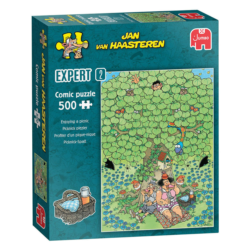 Jumbo - Jan van haasteren legpuzzel expert 2 - picknick plezier - 500st.