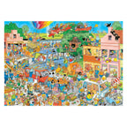 Jumbo jan van haasteren legpuzzel - muziekwinkel en vakantiekriebels, 2x1000st.