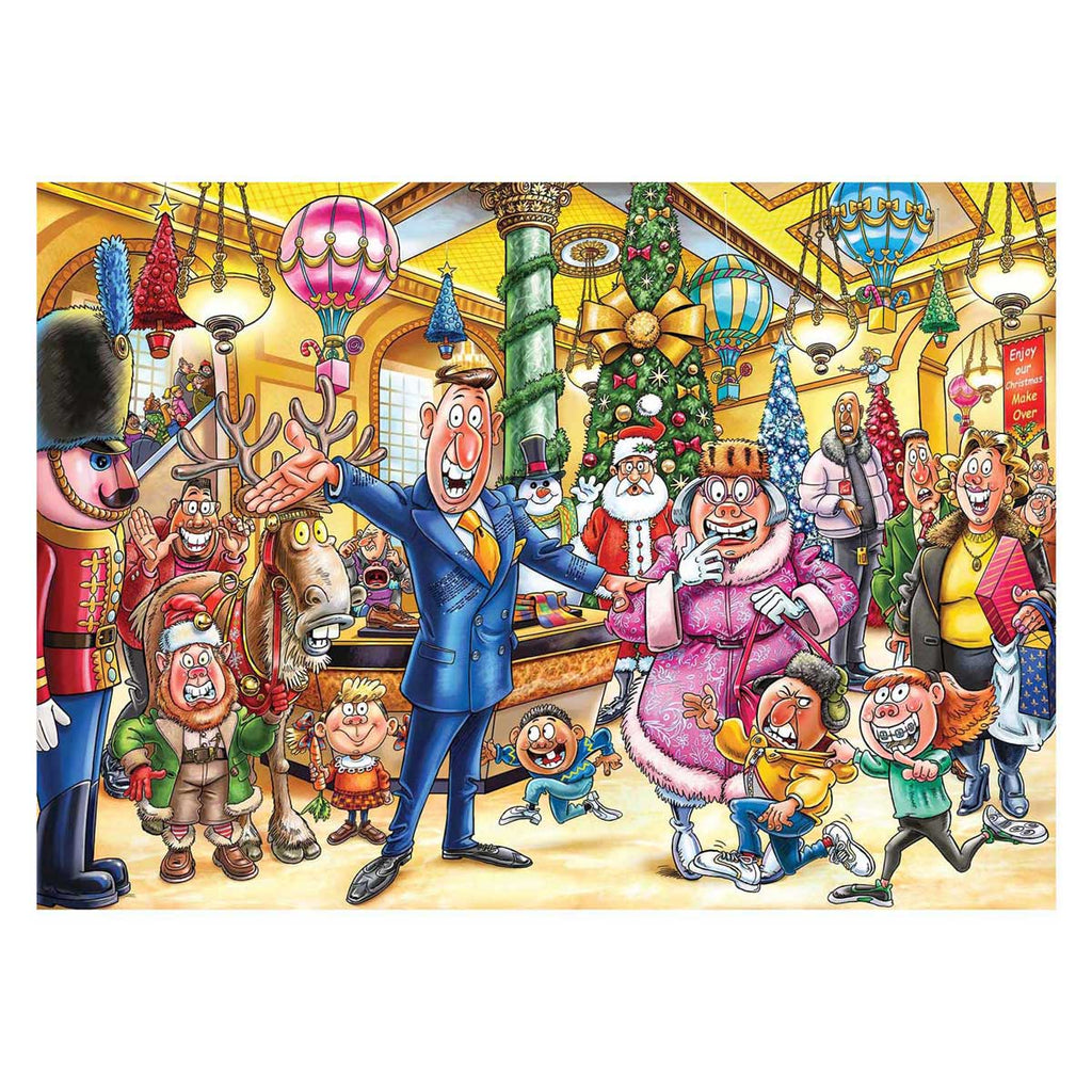 Wasgij christmas 21 legpuzzel - een feestelijke make-over! - 2x1000st.