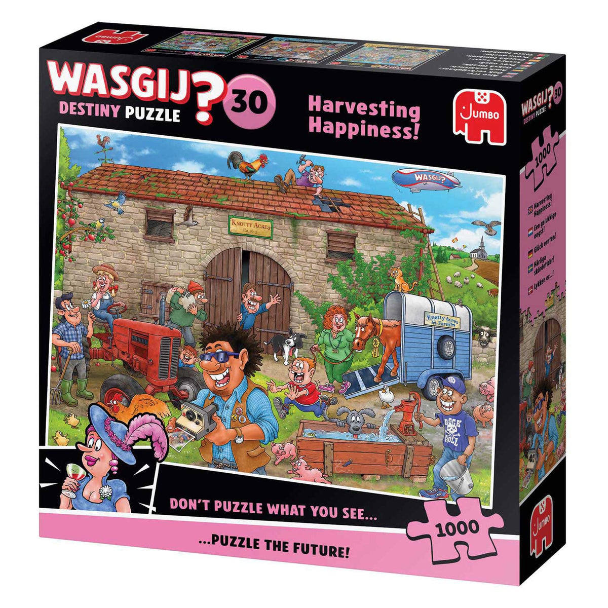 Jumbo wasgij destiny 30 - een gelukkige oogst! - 1000 stukjes puzzel - legpuzzel voor volwassenen - vanaf 12 jaar puzzels
