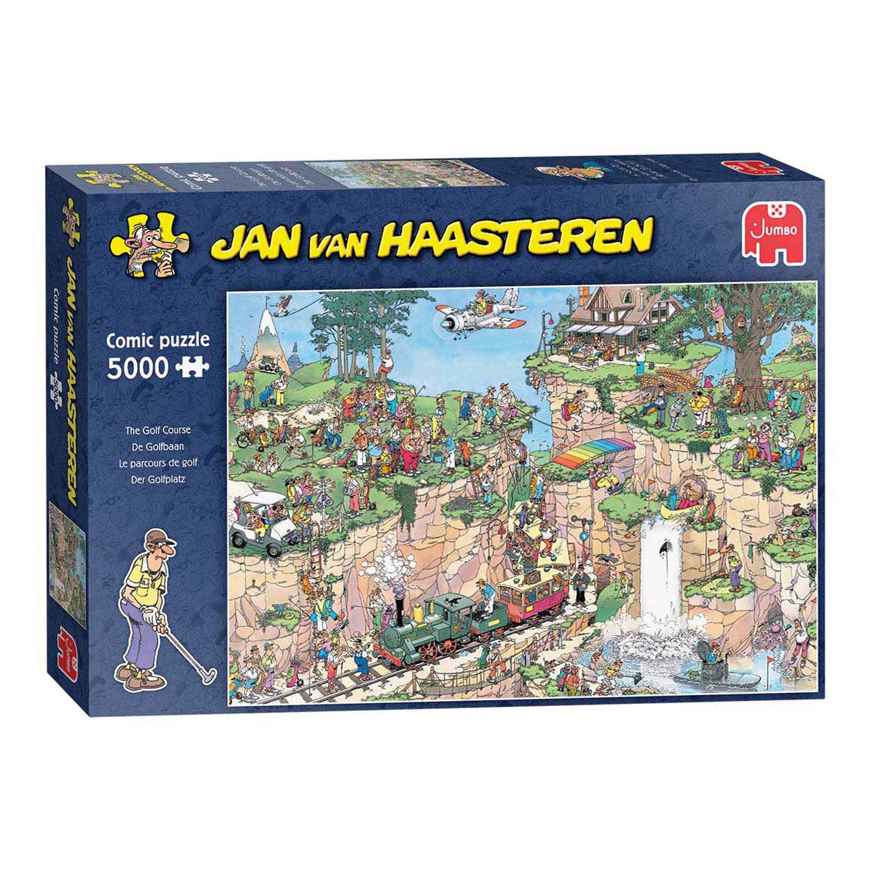 Jan Van Haasteren - Jan Van Haasteren legpuzzel - de golfbaan - 5000st.
