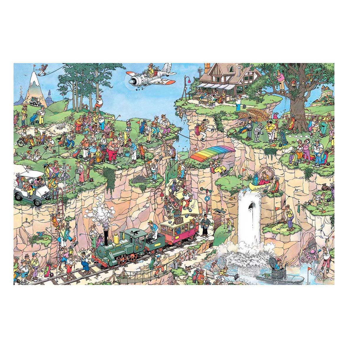 Jan Van Haasteren - Jan Van Haasteren legpuzzel - de golfbaan - 5000st.