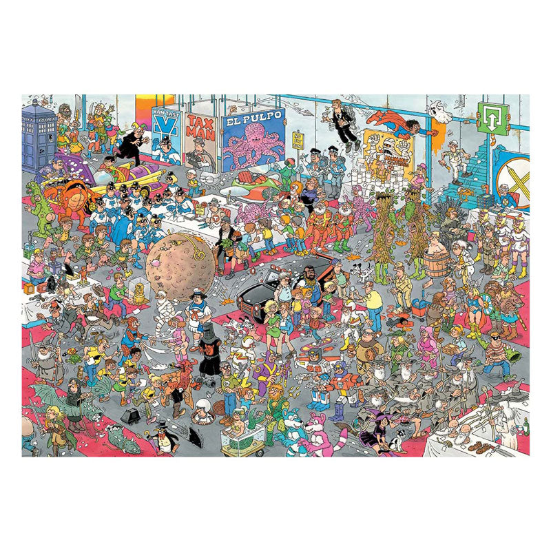 Jan van haasteren puzzel ruimte en film (2x1000)